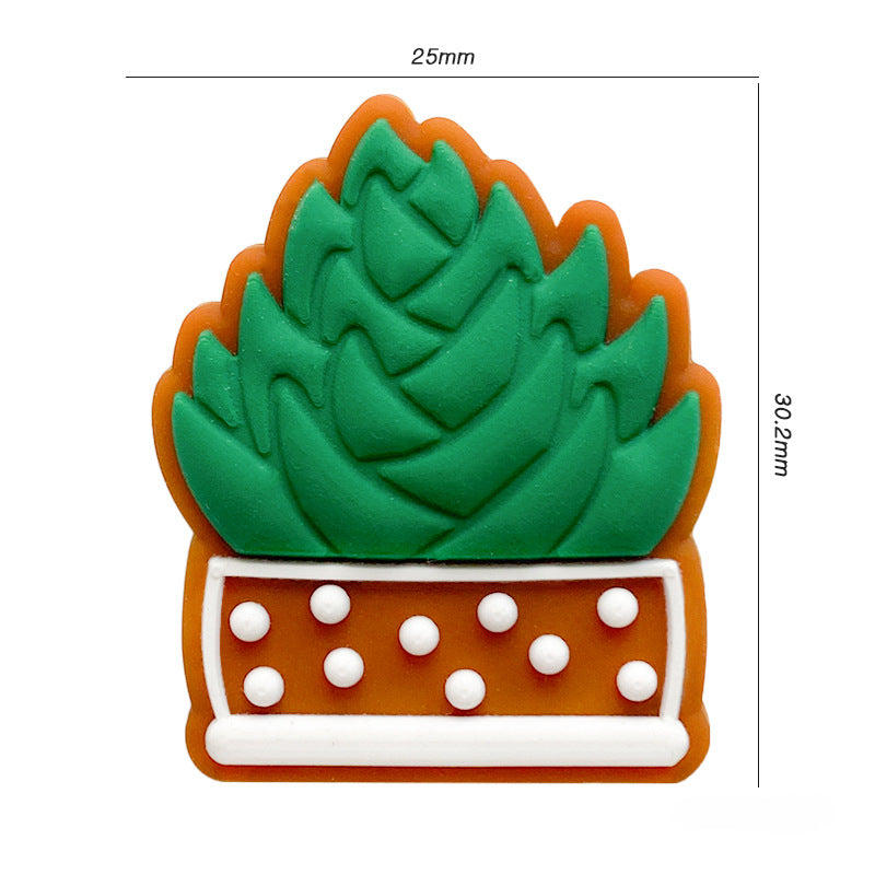 Wholesale 10pcs Plant Succulent Food Grade Silicone Beads